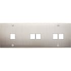 MODELEC - Façade Confidence Laiton Nickel Satine Triple Horizontale M1 M2 M2 à Vis