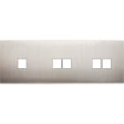 MODELEC - Façade Confidence Laiton Nickel Satine Triple Horizontale M1 M2 M2