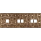 MODELEC - Façade Fascination Laiton Atlas Triple Horizontale M1 M2 M2 à Vis