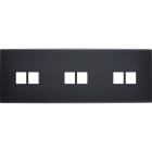 MODELEC - Façade Confidence Laiton Noir Triple Horizontale M2 M2 M2