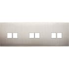 MODELEC - Façade Confidence Laiton Nickel Satine Triple Horizontale M2 M2 M2