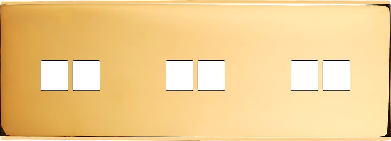 MODELEC - Façade Confidence Laiton Or Miroir Triple Horizontale M2 M2 M2