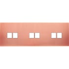 MODELEC - Façade Confidence Laiton Cuivre Satine Triple Horizontale M2 M2 M2