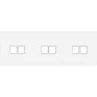 MODELEC - Façade Confidence Laiton Blanc Email Triple Horizontale M2 M2 M2