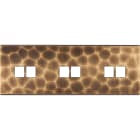 MODELEC - Façade Fascination Laiton Onde Triple Horizontale M2 M2 M2