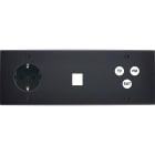 MODELEC - Façade Confidence Laiton Noir Mat Triple Horizontale PCK M1 C3 V