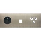 MODELEC - Façade Confidence Laiton Acier Triple Horizontale PC M1 C3