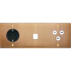 MODELEC - Façade Confidence Laiton Bronze Triple Horizontale Pckm1C3 V