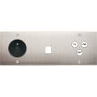 MODELEC - Façade Confidence Laiton Nickel Satine Triple Horizontale PC M1 C3 à Vis