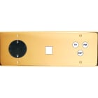 MODELEC - Façade Confidence Laiton Or Miroir Triple Horizontale PCK M1 C3 Vis