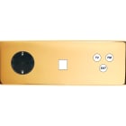 MODELEC - Façade Confidence Laiton Or Miroir Triple Horizontale PCK M1 C3 Magnetique