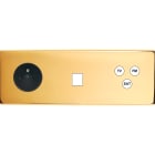 MODELEC - Façade Confidence Laiton Or Miroir Triple Horizontale PC M1 C3