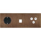 MODELEC - Façade Fascination Laiton Coslan Triple Horizontale PCK M1 C3