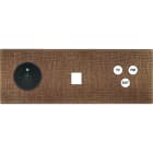 MODELEC - Façade Fascination Laiton Coslan Triple Horizontale PC M1 C3