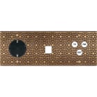 MODELEC - Façade Fascination Laiton Atlas Triple Horizontale Pckm1C3 V