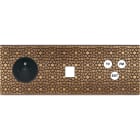 MODELEC - Façade Fascination Laiton Atlas Triple Horizontale PC M1 C3