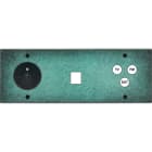 MODELEC - Façade Fascination Laiton Jade Triple Horizontale PC M1 C3 à Vis