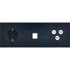 MODELEC - Façade Fascination Laiton Ombre Triple Horizontale Pckm1C3 V