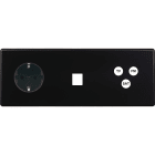 MODELEC - Façade Hitera Noir Soft Touch Triple Horizontale PCK M1 C3