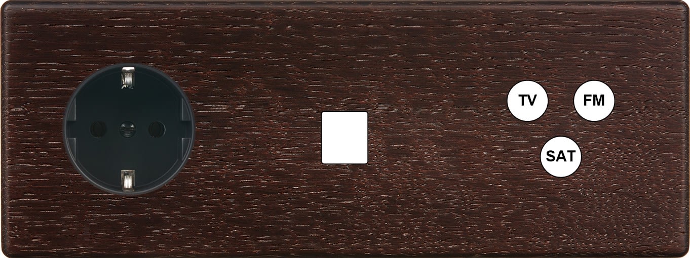 MODELEC - Façade Hitera Chene Fonce Triple Horizontale PCK M1 C3
