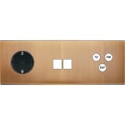 MODELEC - Façade Confidence Laiton Bronze Triple Horizontale PCK M2 C3
