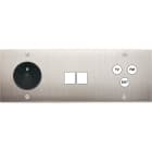 MODELEC - Façade Confidence Laiton Nickel Satine Triple Horizontale PC M2 C3 à Vis