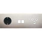 MODELEC - Façade Confidence Laiton Nickel Satine Triple Horizontale Pckm2C3