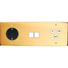 MODELEC - Façade Confidence Laiton Or Miroir Triple Horizontale PCK M2 C3 Vis