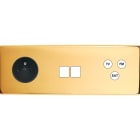MODELEC - Façade Confidence Laiton Or Miroir Triple Horizontale PC M2 C3