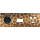 MODELEC - Façade Fascination Laiton Onde Triple Horizontale PCK M2 C3