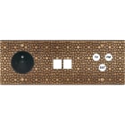 MODELEC - Façade Fascination Laiton Atlas Triple Horizontale PC M2 C3 à Vis