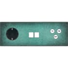 MODELEC - Façade Fascination Laiton Jade Triple Horizontale PCK M2 C3