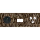 MODELEC - Façade Fascination Laiton Fauve Triple Horizontale PC M2 C3