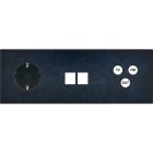MODELEC - Façade Fascination Laiton Ombre Triple Horizontale PCK M2 C3