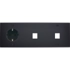 MODELEC - Façade Confidence Laiton Noir Mat Triple Horizontale PCK M1 M1 V