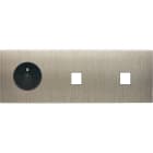 MODELEC - Façade Confidence Laiton Acier Triple Horizontale PC M1 M1