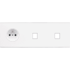 MODELEC - Façade Confidence Laiton Blanc Triple Horizontale PC M1 M1