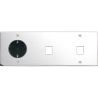 MODELEC - Façade Confidence Laiton Chrome Triple Horizontale Pckm1M1 V