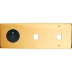 MODELEC - Façade Confidence Laiton Or Miroir Triple Horizontale PC M1 M1 à Vis