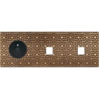 MODELEC - Façade Fascination Laiton Atlas Triple Horizontale PC M1 M1