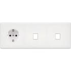 MODELEC - Façade Hitera Terrazzo Blanc Triple Horizontale PCK M1 M1