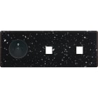 MODELEC - Façade Hitera Terrazzo Noir Triple Horizontale PC M1 M1