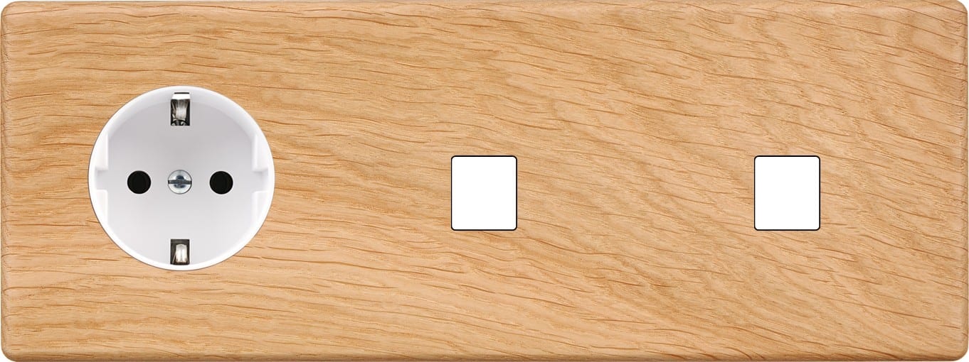 MODELEC - Façade Hitera Chene Clair Triple Horizontale PCK M1 M1