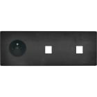 MODELEC - Façade "M" Acier Verni Triple Horizontale R1 1 Media 1 Media magnétique