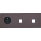 MODELEC - Façade Désir Anthracite Mat Triple Horizontale PC M1 M1
