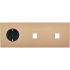 MODELEC - Façade Désir Doré Mat Triple Horizontale Pck M1 M1 V