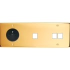 MODELEC - Façade Confidence Laiton Or Miroir Triple Horizontale PC M1 M2 à Vis