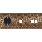 MODELEC - Façade Fascination Laiton Atlas Triple Horizontale PCK M1 M2