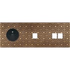 MODELEC - Façade Fascination Laiton Atlas Triple Horizontale PC M1 M2
