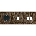 MODELEC - Façade Fascination Laiton Fauve Triple Horizontale PCK M1 M2